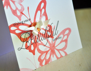 Beautiful Birthday Card Detail