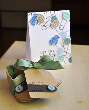 Coordinating Card and Tag with Booties