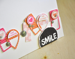 Say Cheese and Smile Card Detail
