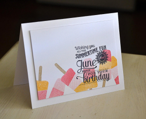 Summertime Fun Birthday Card