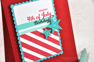 4th of July Birthday detail