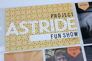 Project ASTRIDE Show Layout - detail