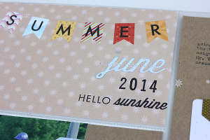 June Bucket List 2014 Layout - detail