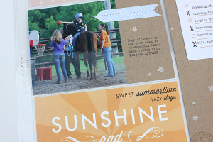 June Bucket List 2014 Layout - detail