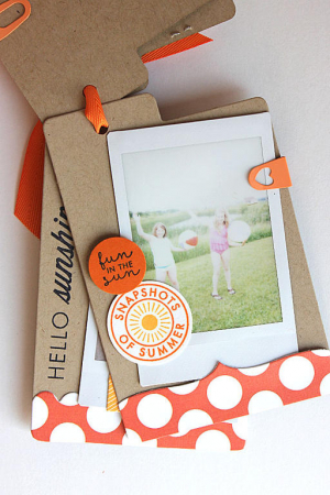 Sweet Summertime Mini Scrapbook - pages