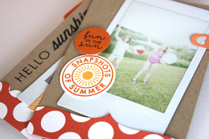 Sweet Summertime Mini Scrapbook - pages