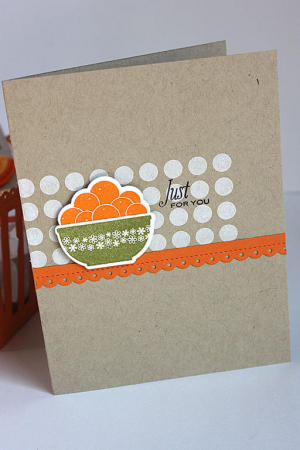 Oranges Just for You Card
