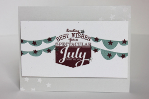 July Birthday Wishes Card