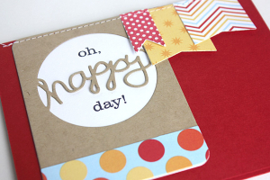 Oh, Happy Day Card - detail