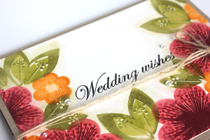 Wedding Wishes Card - detail