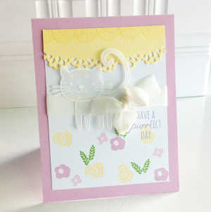 Purrfect Day card