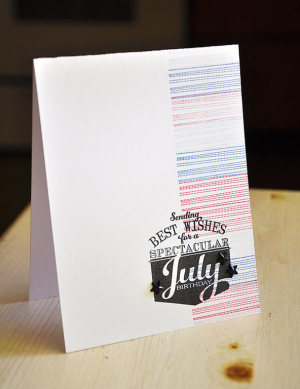 July Birthday Card