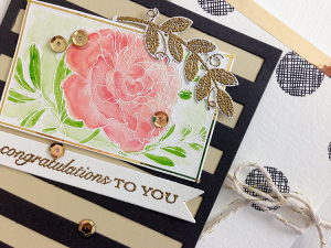 Congratulations to You card - detail