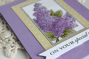 On Your Special Day Card - detail