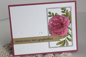 Sending my Sympathies Card