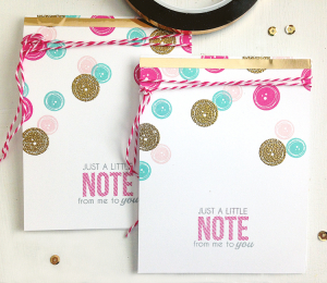 Just a Little Note card set