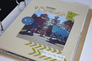 Bemidji Memories Layout - detail