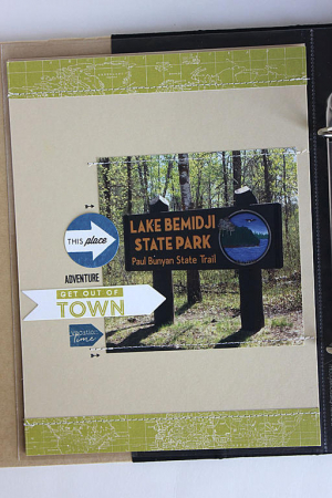 Adventure is Out There Layout - left side