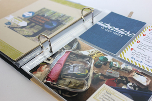 Adventure is Out There Layout - detail