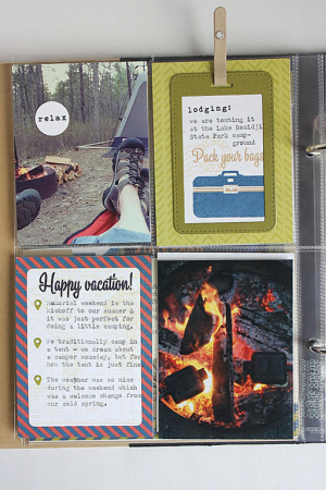 Pack Your Bags Layout - left side