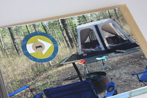 Pack Your Bags Layout - right side detail