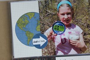 Geocaching Layout - left side detail