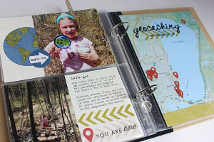 Geocaching Layout - detail