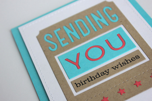 Sending Birthday Wishes Card - detail