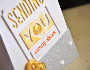Sending You Sunny Skies Card Detail