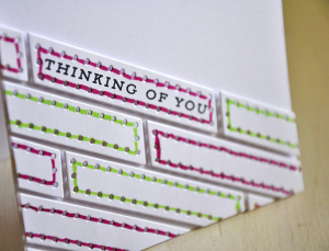 Thanking Of You Card Detail