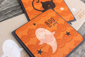 Too Cute To Spook Cards - detail