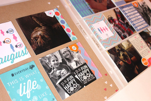 August 2014 Layout Spread - detail