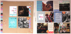 August 2014 Layout Spread