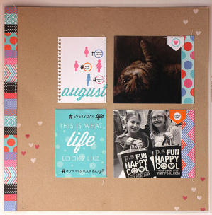 August 2014 Layout Spread - left side