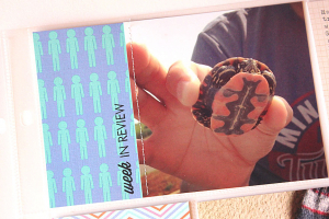 August 2014 Layout Spread - right side detail