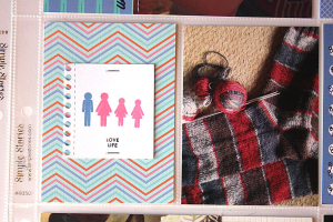 August 2014 Layout Spread - right side detail