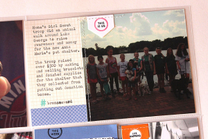 August 2014 Layout Spread - right side detail