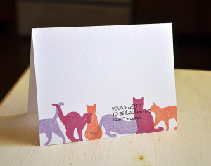 Kitten Me Card