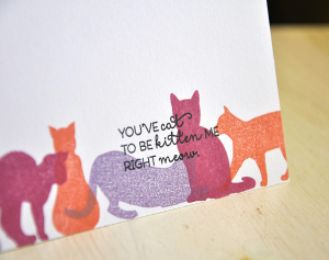 Kitten Me Card Detail
