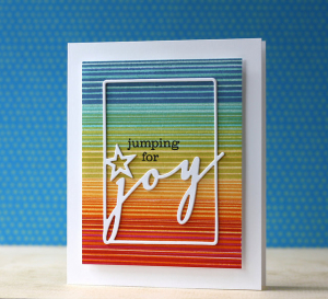 jumping for joy card