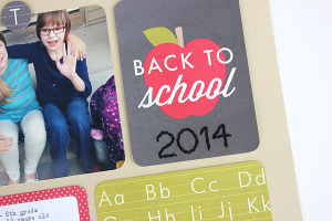 Back to School 2014 Layout - detail