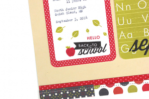 Back to School 2014 Layout - detail