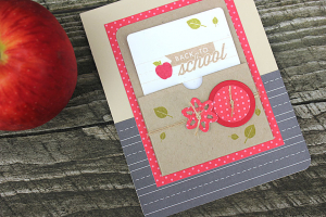 Back to School Pocket Card - detail