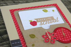 Back to School Pocket Card - detail