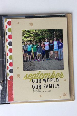 Our World Our Family Cover Page