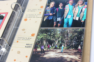 Our World Our Family Layouts - detail