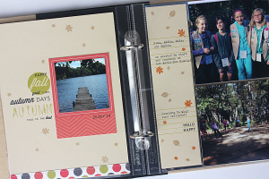 Our World Our Family Layouts - detail