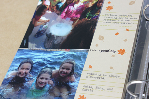 Our World Our Family Layouts - detail