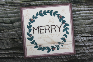 Rustic Merry Card