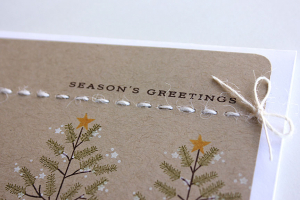 Rustic Season's Greetings - detail